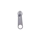Grey Plastic Spiral Zipper, RT10