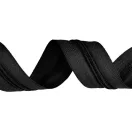 Black Plastic Spiral Zipper, 85 cm long piece, RT10