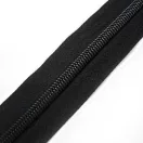 Black Plastic Spiral Zipper, RT10