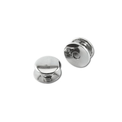 Flat Magnetic Lock With Rivet 18 mm, Nickel