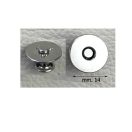 Magnetic Lock With Rivet 14 mm, Nickel