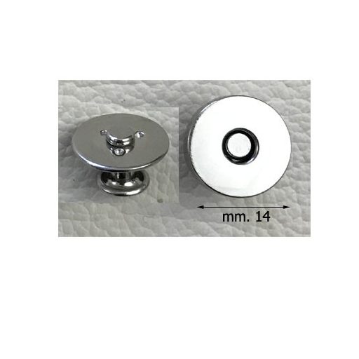 Magnetic Lock With Rivet 14 mm, Nickel