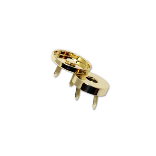 Magnetic Lock Rimmed, Gold 18 mm