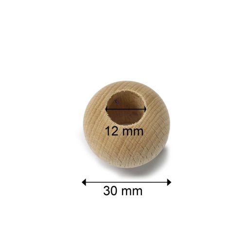 Brown Wooden Bead -35 mm