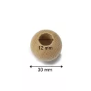 Natural Wooden Bead -35 mm