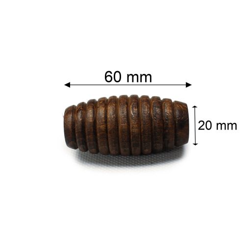 Brown Wooden Bead -60 mm