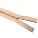 Metal Zipper, T5, Nickel, Peach Pink