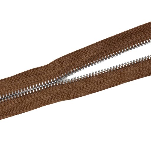 Metal Zipper, T5, Nickel, Dark Blue