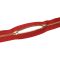 Metal Zipper, T5, Nickel, Red