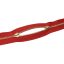Metal Zipper, T5, Nickel, Red