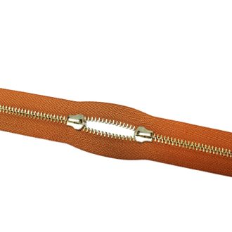 Metal Zipper, T5, Nickel, Dark Blue