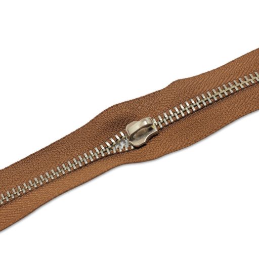 Metal Zipper, T5, Nickel, Dark Blue