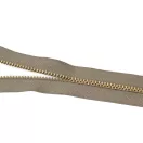 Metal Zipper, T3, Gold, Yellow