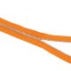 Metal Zipper, T5, Gold coloured, Orange