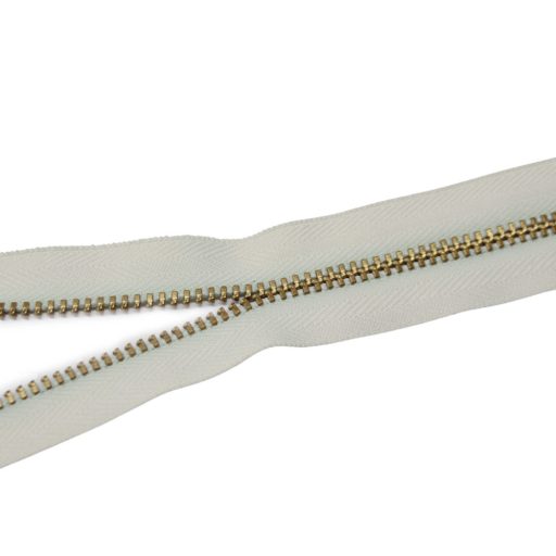 Metal Zipper, T3, Gold, Yellow