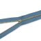 Metal Zipper, T3, Copper, Sea Blue