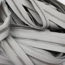 Metal Zipper, T3, Nickel,Grey
