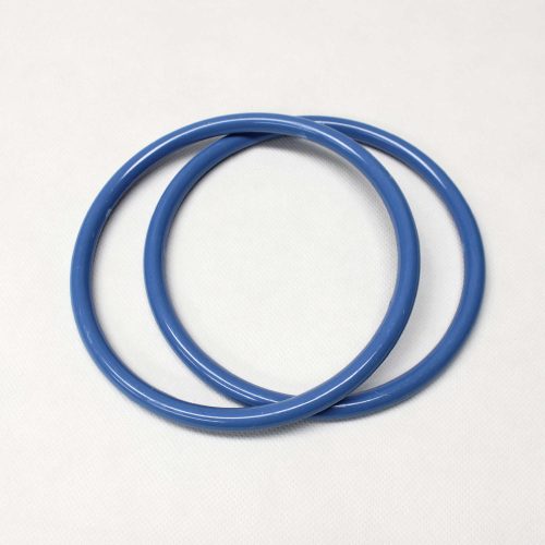 Plastic Circle Handbag Handle, Blue