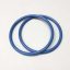Plastic Circle Handbag Handle, Blue