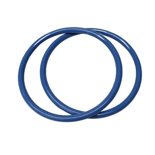 Plastic Circle Handbag Handle, Blue