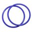 Plastic Circle Handbag Handle, Royal Blue
