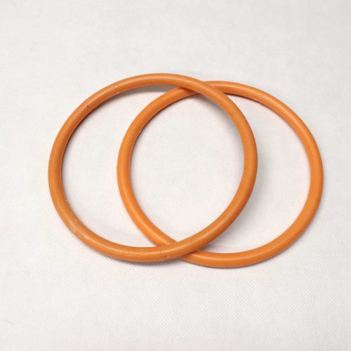 Plastic Circle Handbag Handle, Orange