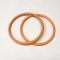 Plastic Circle Handbag Handle, Orange