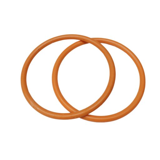 Plastic Circle Handbag Handle, Orange