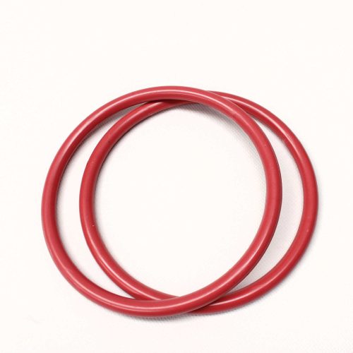 Plastic Circle Handbag Handle, Red