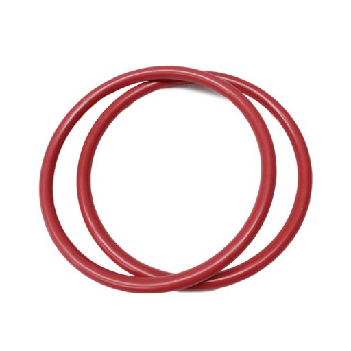 Plastic Circle Handbag Handle, Red