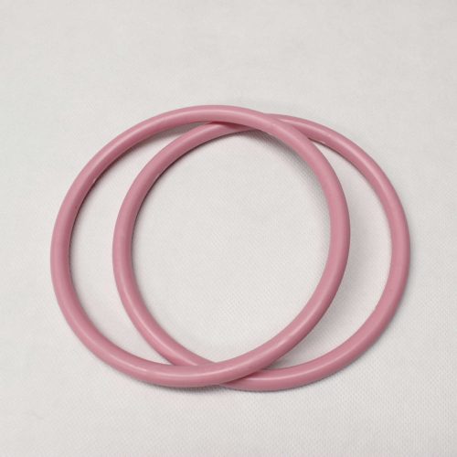 Plastic Circle Handbag Handle, Pink