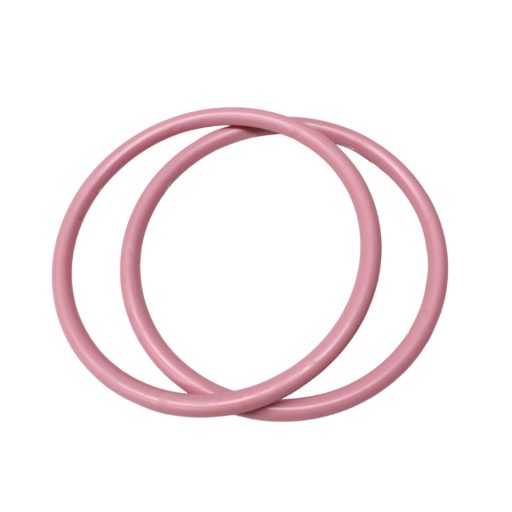 Plastic Circle Handbag Handle, Pink