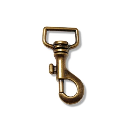 Kutya carabiner, 25 mm, Antique