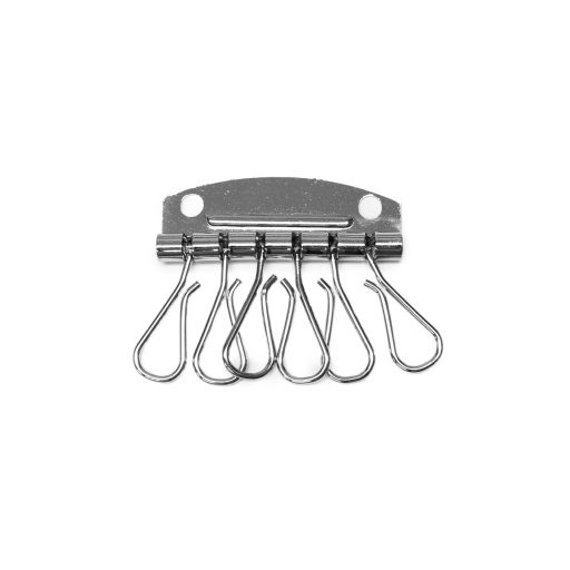 Key holder, for 6 Keys, Nickel