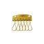 Key holder, for 6 Keys, Gold