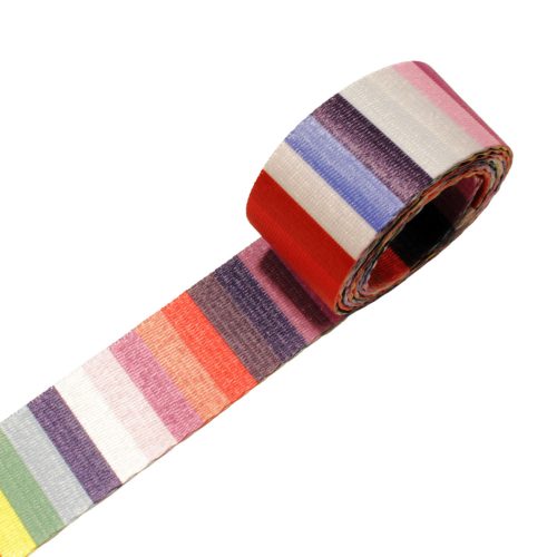 Rainbow Coloured Satin Strap, 40 mm