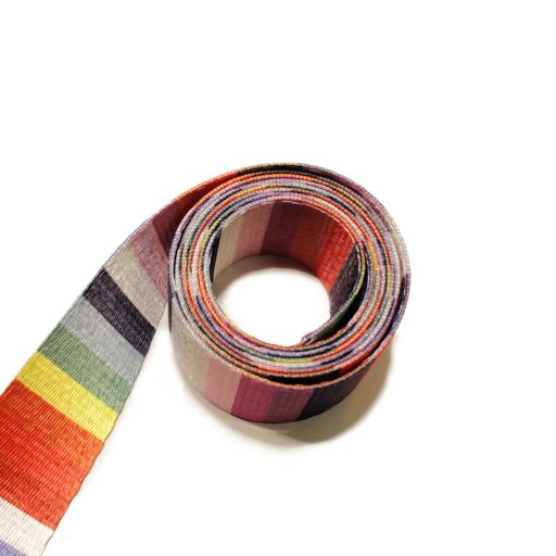 Rainbow Coloured Satin Strap, 40 mm