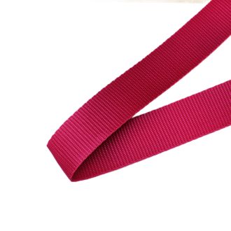 Fuxia 30mm wide polypropylene webbing