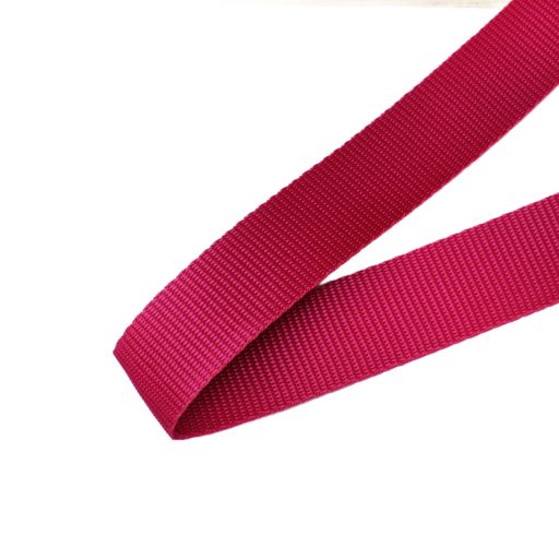 Fuxia 30mm wide polypropylene webbing