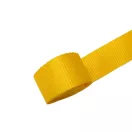 Yellow 30mm wide polypropylene webbing