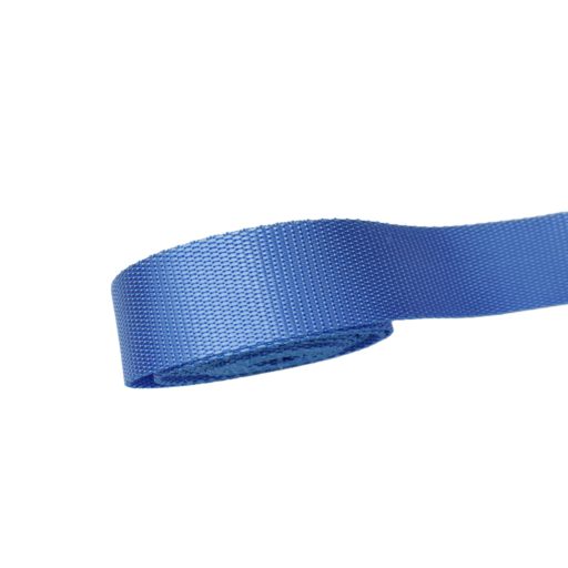 Sky blue 30mm wide polypropylene webbing