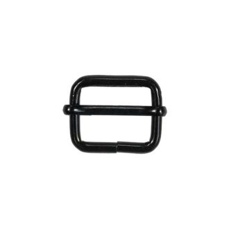 Iron  Slider, Black, 20x15x3 mm