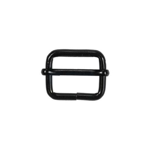 Iron  Slider, Black, 20x15x3 mm