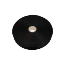 Black grosgrain bias binding, 20mm wide