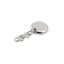 Zipper Pull with Disc Charm on a Chain