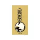 Zipper Pull with Disc Charm on a Chain