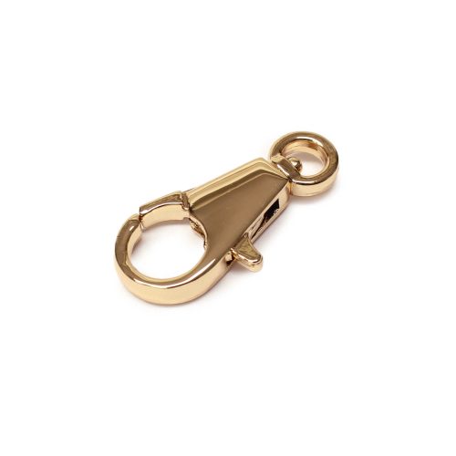 Round-ended carabiner, gold