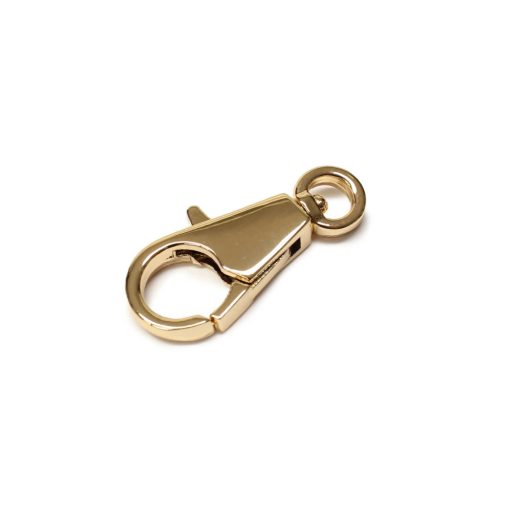 Round-ended carabiner, gold