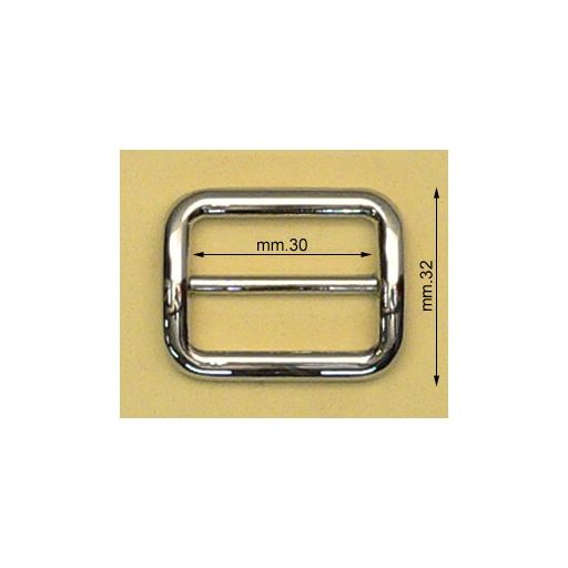 Zinc Alloy fix Tri-Glide Slide, 30mm, Brushed Antique