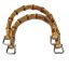 Bamboo Handbag Handle, Round